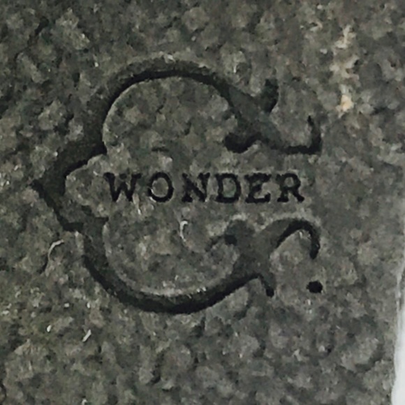 C WONDER Black Suede Wedge Heel Ankle Boots / Booties US 8.5-9 - Picture 9 of 10